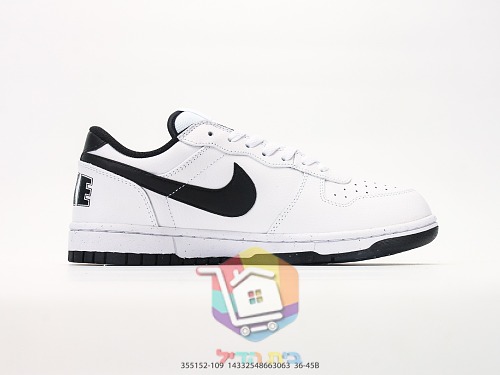 נעלי סניקרס Nike Dunk Low לבן שחור ו-Air Force 1 עם פרחים 9