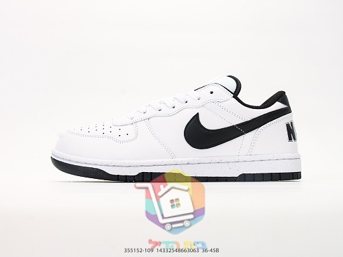 נעלי סניקרס Nike Dunk Low לבן שחור ו-Air Force 1 עם פרחים 10