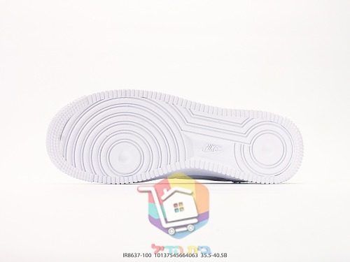 נעלי סניקרס Nike Dunk Low לבן שחור ו-Air Force 1 עם פרחים 17