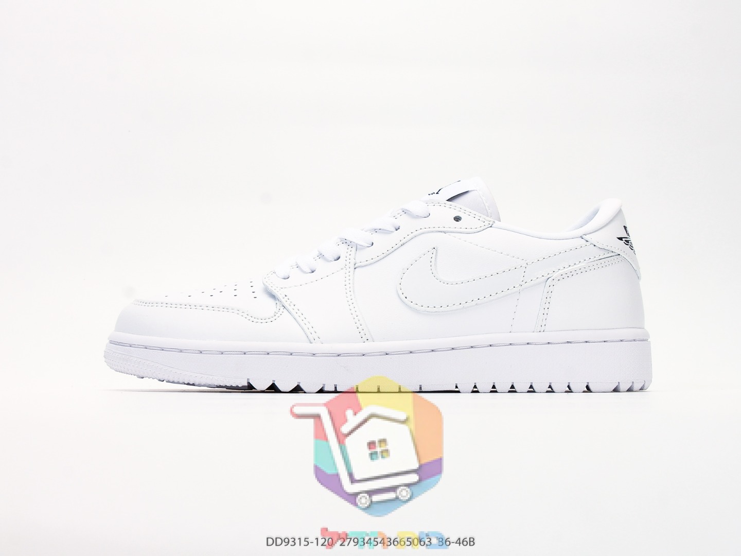 נעלי גולף Air Jordan 1 Low בצבע לבן