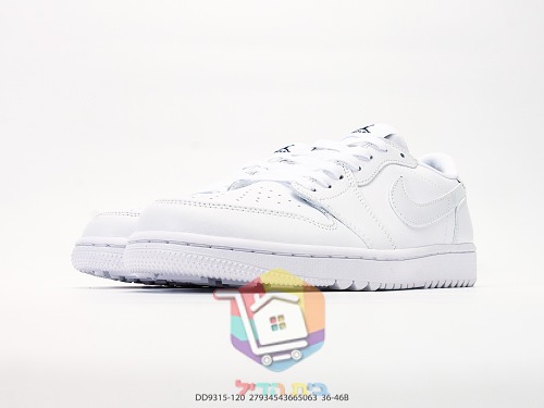 נעלי גולף Air Jordan 1 Low בצבע לבן 5
