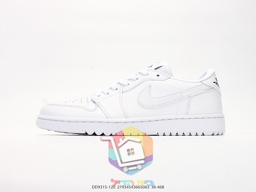 נעלי גולף Air Jordan 1 Low בצבע לבן 9
