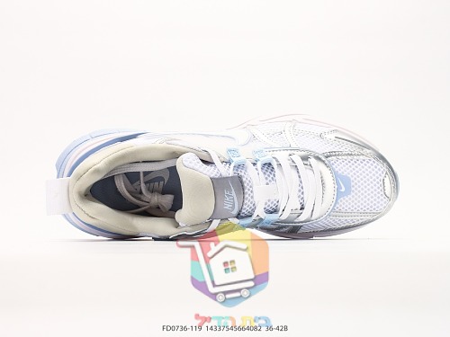 נעלי ריצה Nike V2K Run לבן כסף תכלת 7