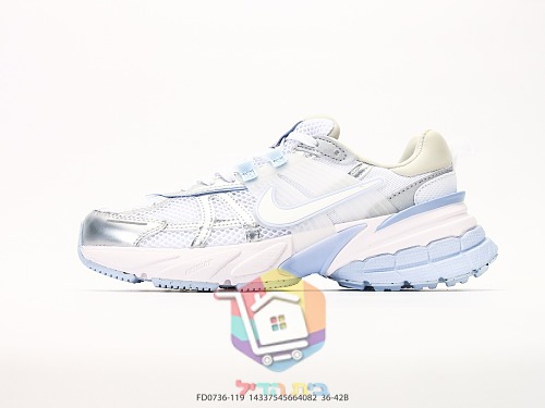 נעלי ריצה Nike V2K Run לבן כסף תכלת 9