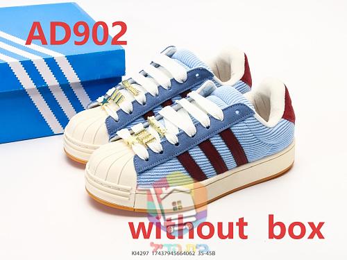 נעלי סניקרס adidas Superstar מקורדרוי תכלת בורדו 11