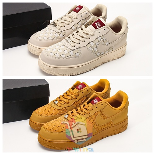 נעלי סניקרס Nike Air Force 1 עם דוגמה שזורה 21