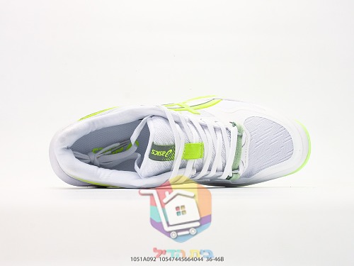 נעלי טניס ASICS לבנות עם הדגשי ניאון 8