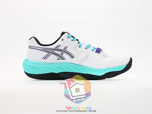 נעלי טניס ASICS לבנות עם הדגשי ניאון 13
