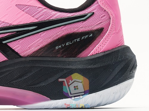 נעלי טניס ASICS לבנות עם הדגשי ניאון 24