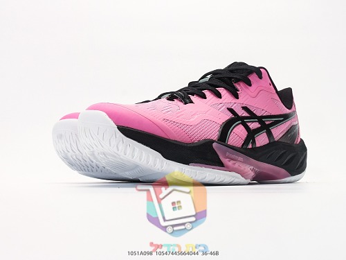 נעלי טניס ASICS לבנות עם הדגשי ניאון 26