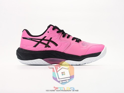 נעלי טניס ASICS לבנות עם הדגשי ניאון 29