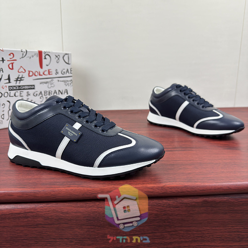 נעלי סניקרס Dolce & Gabbana עם לוחית מתכת בצד 8