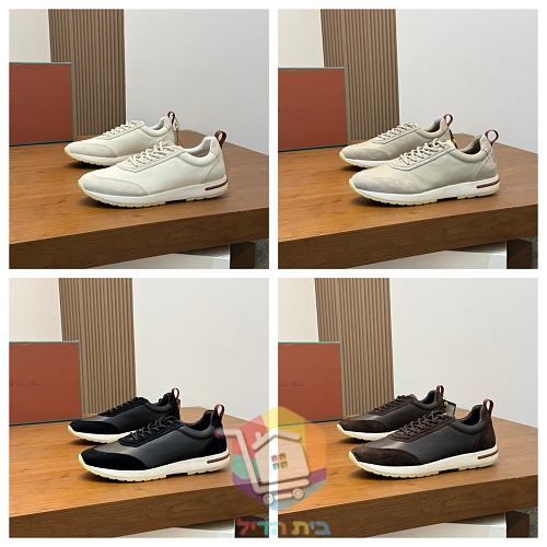 נעלי Loro Piana Flexy Walk מעור וזמש 33