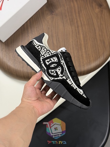 נעלי סניקרס Dolce & Gabbana עם לוגו DG מעור בצד 6