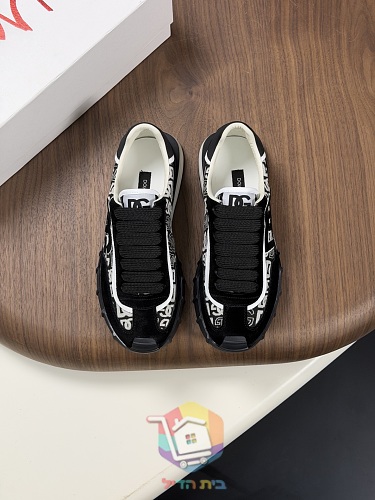 נעלי סניקרס Dolce & Gabbana עם לוגו DG מעור בצד 8
