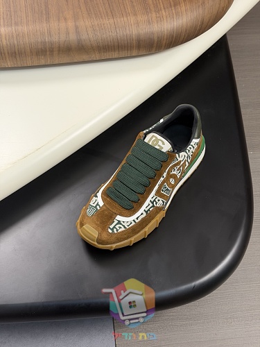 נעלי סניקרס Dolce & Gabbana עם לוגו DG מעור בצד 12