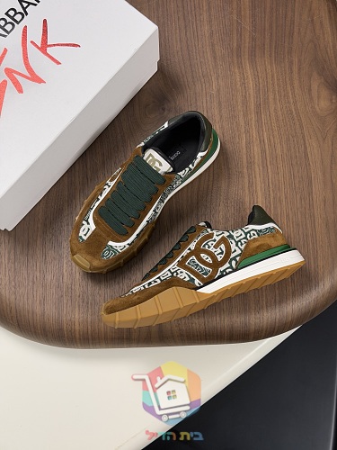 נעלי סניקרס Dolce & Gabbana עם לוגו DG מעור בצד 13