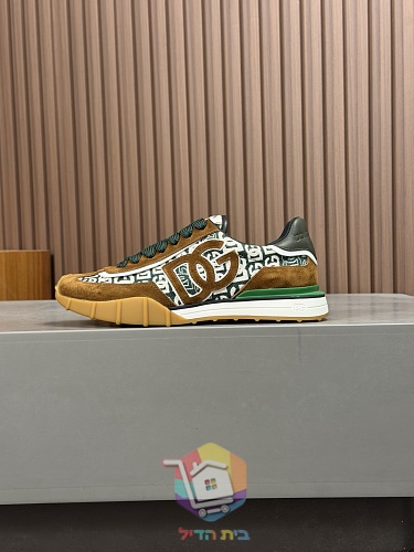 נעלי סניקרס Dolce & Gabbana עם לוגו DG מעור בצד 15