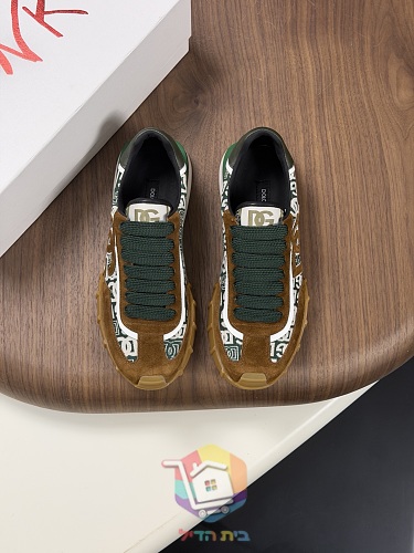 נעלי סניקרס Dolce & Gabbana עם לוגו DG מעור בצד 16