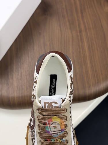 נעלי סניקרס Dolce & Gabbana עם לוגו DG מעור בצד 18