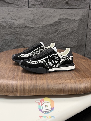 נעלי סניקרס Dolce & Gabbana עם לוגו DG מעור בצד 26
