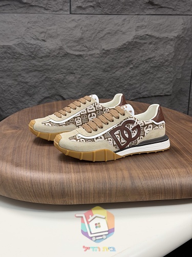 נעלי סניקרס Dolce & Gabbana עם לוגו DG מעור בצד 28