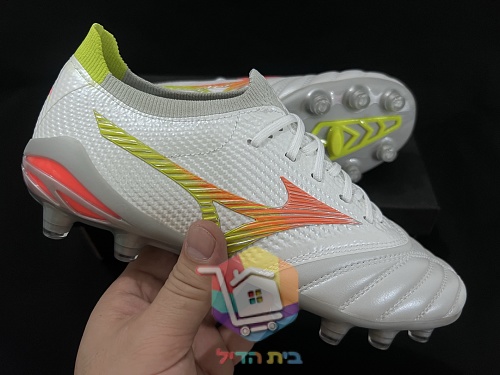 נעלי כדורגל Mizuno Morelia Neo לבן, שחור 5