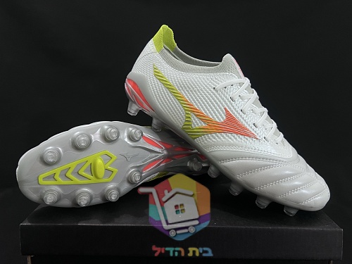 נעלי כדורגל Mizuno Morelia Neo לבן, שחור 9