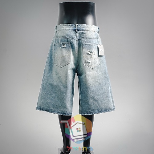 מכנסי ג'ינס קצרים Balenciaga אונסקס 8