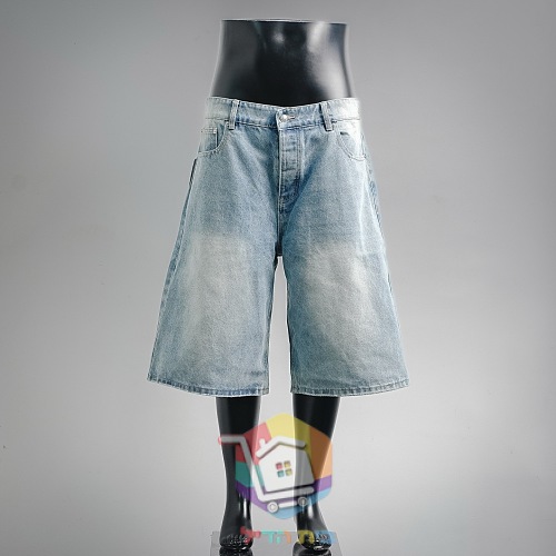 מכנסי ג'ינס קצרים Balenciaga אונסקס 9