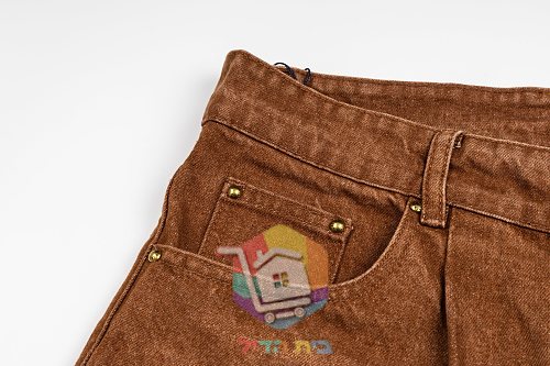 מכנסי ג'ינס קצרים Louis Vuitton חומים 10