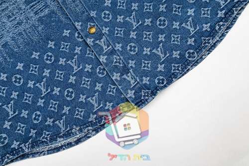 חולצת ג'ינס Louis Vuitton עם מונוגרם 7