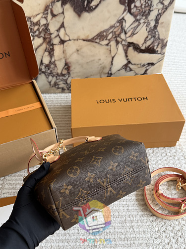 תיק Louis Vuitton בגזרת כיפה עם ידיות ורצועה 6