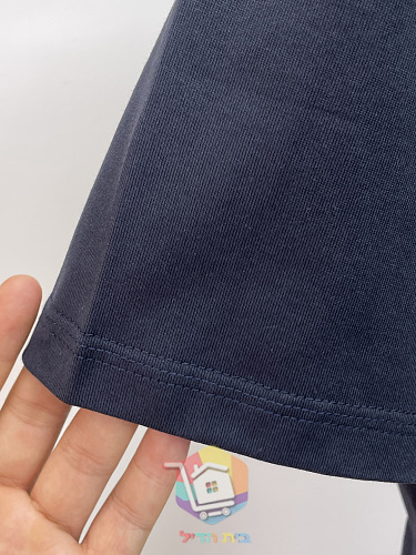 חולצת טי Burberry עם לוגו כחול בשני גוונים 6