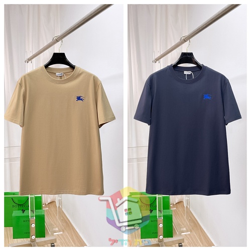חולצת טי Burberry עם לוגו כחול בשני גוונים 19