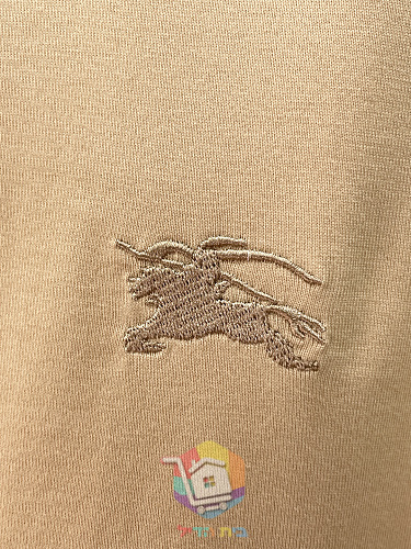 חולצת טי Burberry עם פס משבצות בשלושה גוונים 13