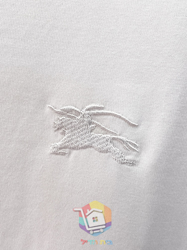 חולצת טי Burberry עם פס משבצות בשלושה גוונים 23
