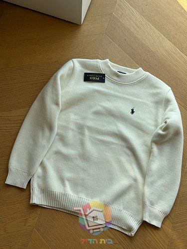 סוודר Polo Ralph Lauren בצווארון עגול בארבעה גוונים 22
