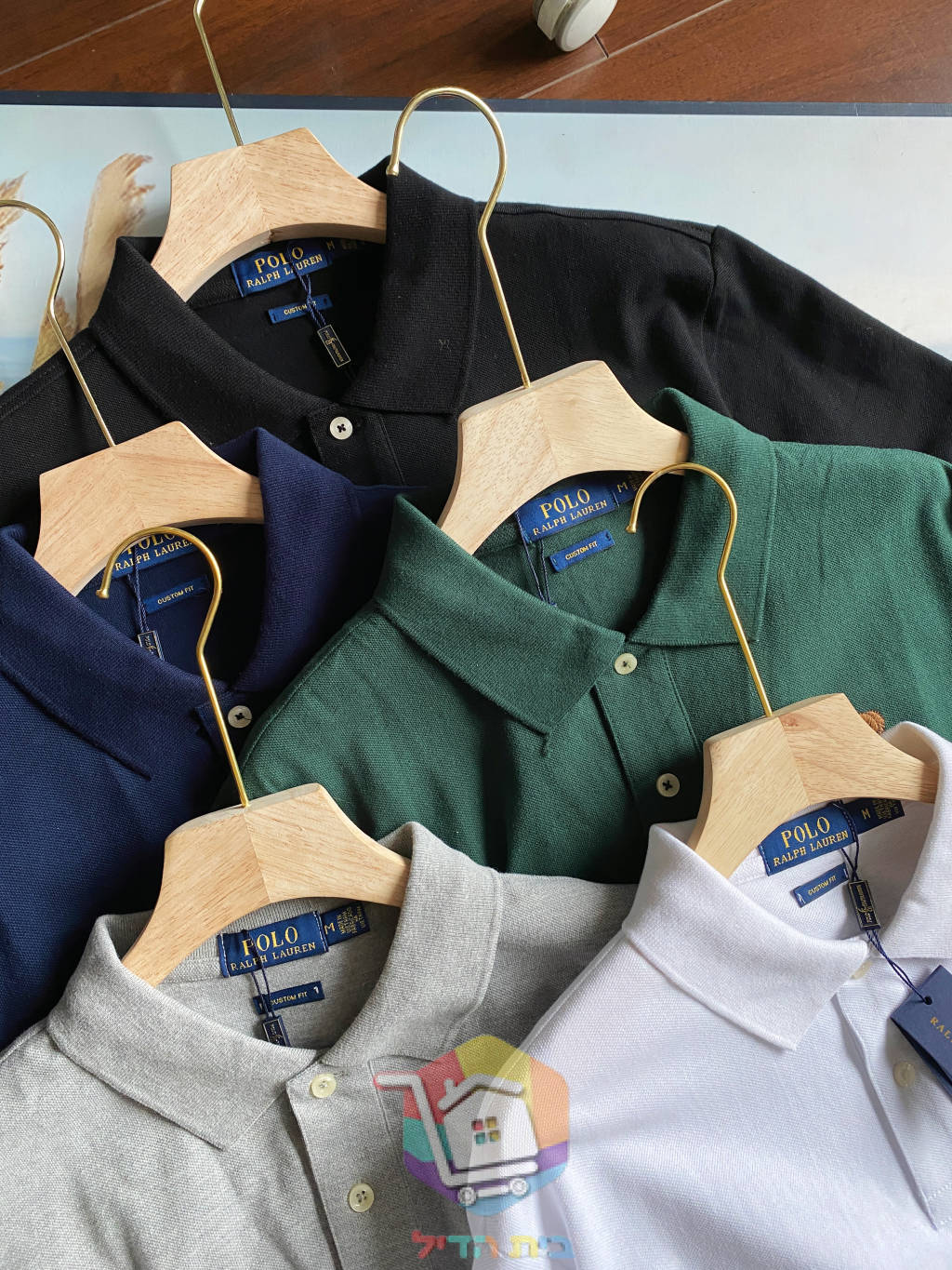 חולצת פולו Ralph Lauren עם דוב רקום