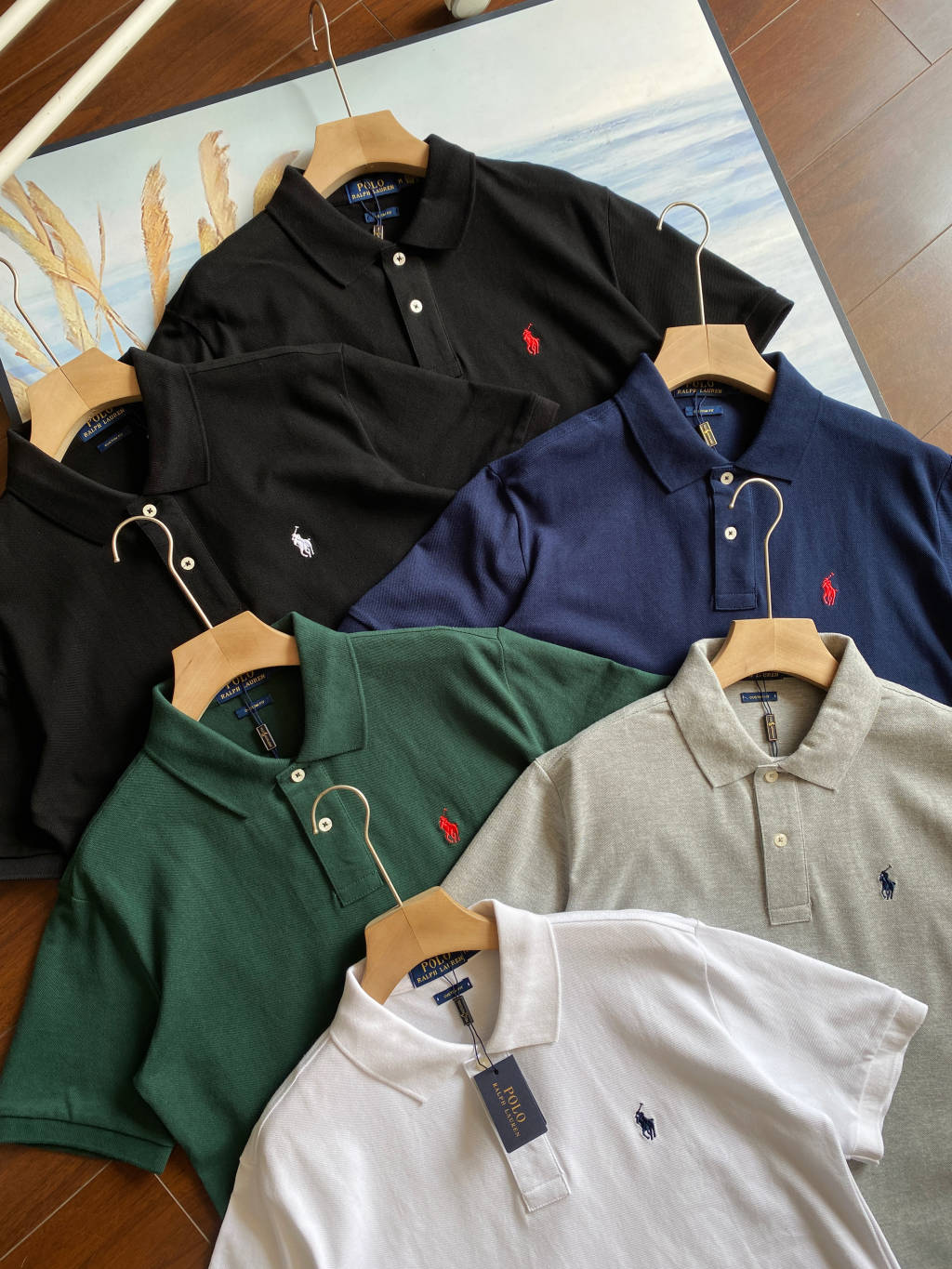 חולצת פולו Ralph Lauren עם פוני רקום