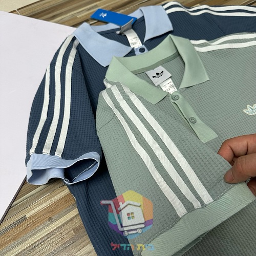 חולצת פולו adidas בסריגת ואפל 20