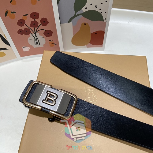 חגורת עור Burberry אבזם אוטומטי 6