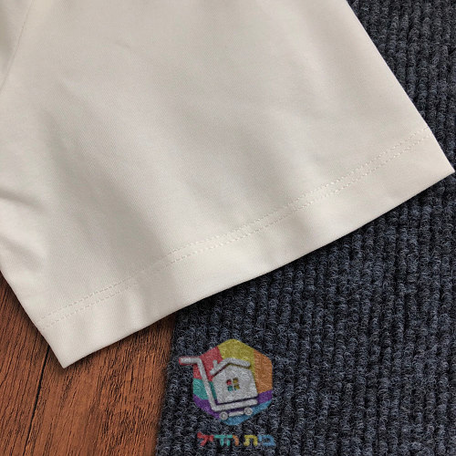 חולצת טי PRADA עם רקמת PRADA MILANO 12