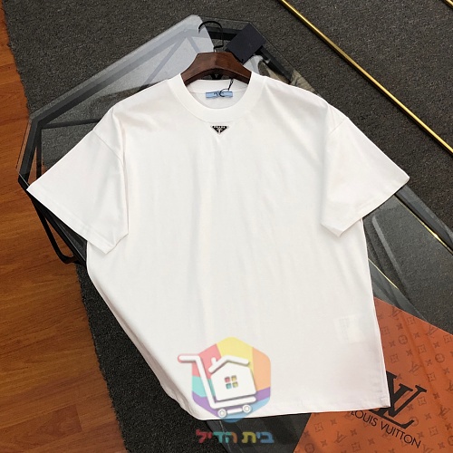 חולצת טי PRADA עם לוגו משולש 20
