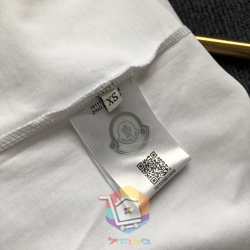 חולצת טי MONCLER עם לוגו רקום 12