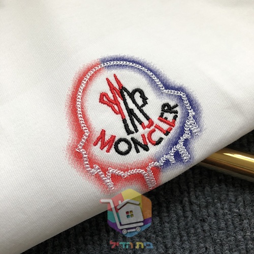 חולצת טי MONCLER עם לוגו רקום 17