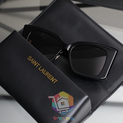 משקפי שמש Saint Laurent עם לוגו YSL על הזרוע 8