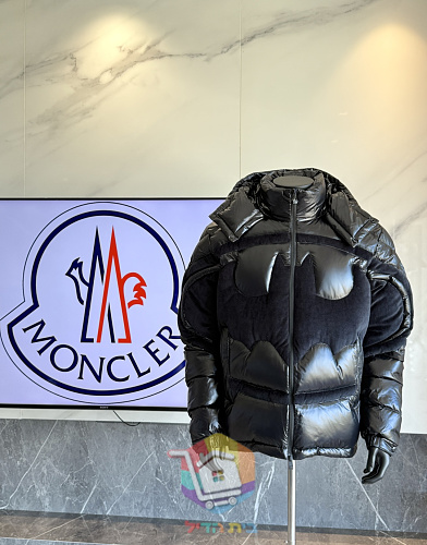 מעיל פוך Moncler שחור מבריק 15