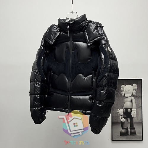 מעיל פוך Moncler שחור מבריק 22