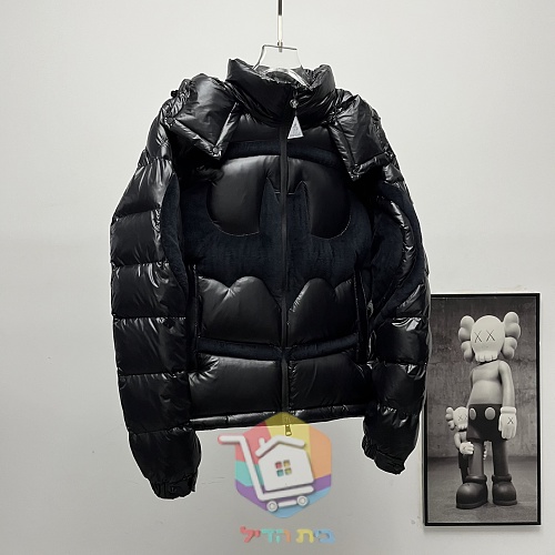 מעיל פוך Moncler שחור מבריק 24